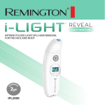 Remington IPL2000 light depilation