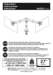 AVF MRC1204-A flat panel desk mount