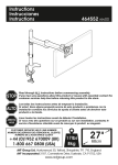 AVF MRC1104-A flat panel desk mount