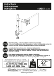 AVF MRC1103-A flat panel desk mount