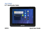 SKYTEX SKYPAD 972 8GB Black