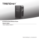 Trendnet TEW-813DRU Wi-Fi Ethernet LAN Dual-band router