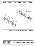 Chief FCAB3X1U flat panel ceiling mount