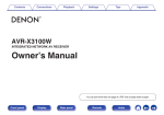 Denon AVR-X3100W AV receiver