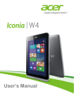 Acer Iconia W4-820-Z3742G03aii 32GB Grey