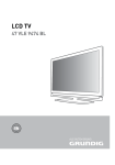 Grundig 47 VLE 9474 BL 47" Full HD 3D compatibility Smart TV Wi-Fi Black