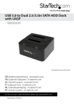 StarTech.com USB 3.0 Dual Hard Drive Docking Station with UASP for 2.5/3.5in SSD / HDD – SATA 6 Gbps