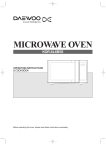 Daewoo KOR6L6BD microwave