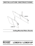 Chief LCM2X1UP flat panel wall mount