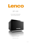 Lenco BT-125 loudspeaker