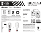 OSD Audio BTP-650