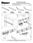 Panduit QPP24BL patch panel