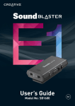 Creative Labs Sound Blaster E1