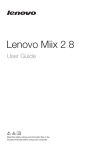 Lenovo Miix 2 8" 32GB Silver