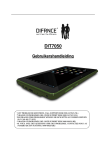 Difrnce DIT7050 4GB Black tablet