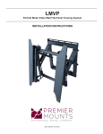 Premier Mounts LMVP flat panel wall mount