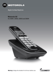 Motorola S3001 telephone