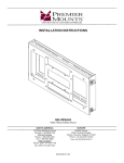 Premier Mounts GB-VESA42 flat panel wall mount