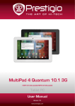 Prestigio MultiPad 4 Quantum10.1 16GB 3G Black, Blue