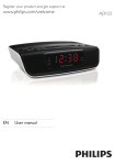 Philips Digital tuning clock radio AJ3123