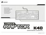 Corsair Raptor K40