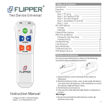 Flipper Big Button Universal Remote