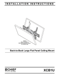 Chief XCB1U flat panel ceiling mount