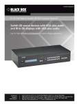 Black Box AVSW-VGA8X8-B video switch