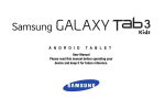 Samsung Galaxy Tab 3 Kids 7.0 8GB Yellow