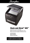 Swingline 1757572 paper shredder