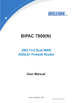 Billion BiPAC 7800N