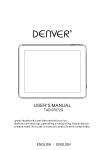 Denver TAD-97072G 8GB 3G Black tablet