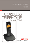 AEG D100 telephone