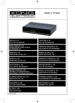 König DVB-T FTA21 TV set-top boxe