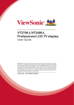 Viewsonic LED LCD VT2406-L LED display