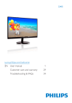 Philips LCD monitor with SmartImage lite 224E5QDAB