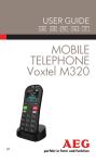 AEG VOXTEL M320 1.8" Black