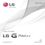 LG G Pad 8.3 V500 16GB Black