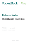 Pocketbook Touch Lux