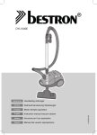 Bestron DYL1600E vacuum cleaner