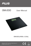 American Weigh Scales OM-200 personal scale
