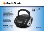AudioSonic CD-1592 CD radio