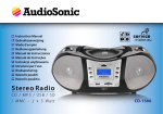 AudioSonic CD-1586 CD radio