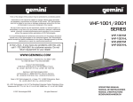 Gemini VHF-2001HL-S26 headset