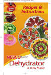 Nesco FD-1040 fruit dryer