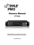Pyle PT720A audio amplifier