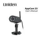 Uniden APPCAM23 surveillance camera