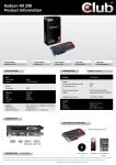 CLUB3D CGAX-R9298 AMD Radeon R9 290 4GB graphics card