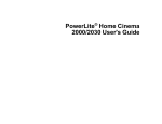 Epson PowerLite Home Cinema 2000