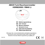 ABUS HSRM20000 smoke detector